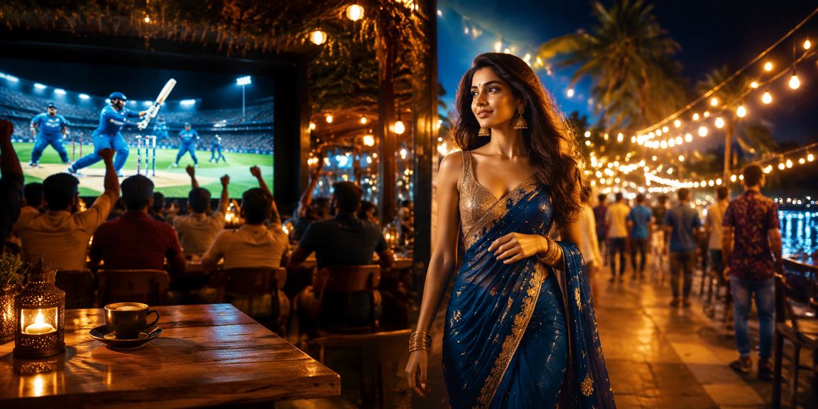 Diwali festive cricket themed casino promotion banner image